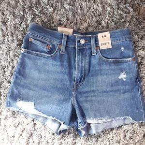 Levi's high rise shorts